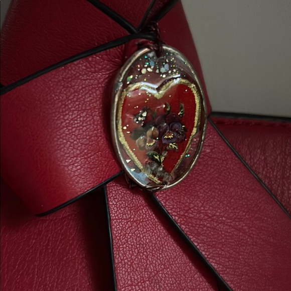 Karl Lagerfeld Red Women's Bag - Picture 6 of 12